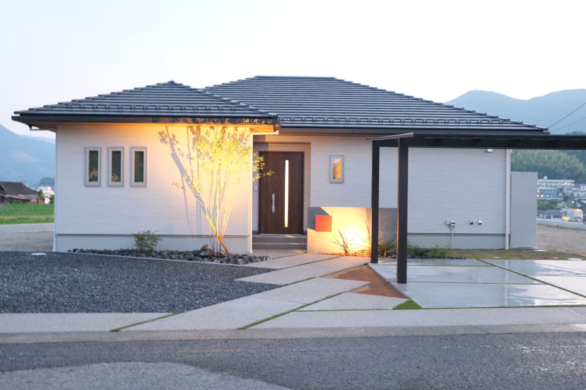 洗練されたモダンな外構